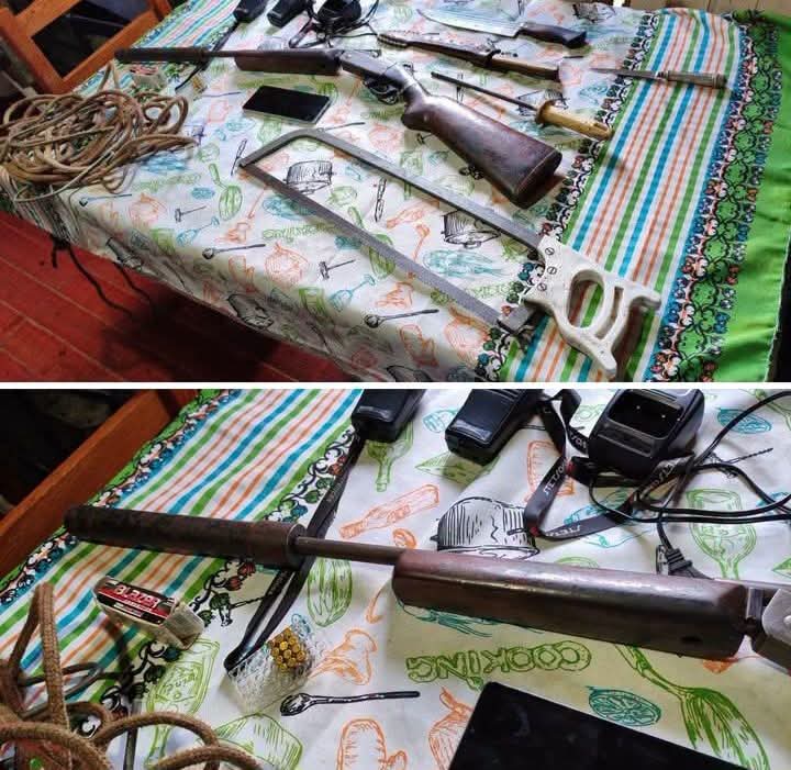 Vacaria RS/ Apreensão de armas..