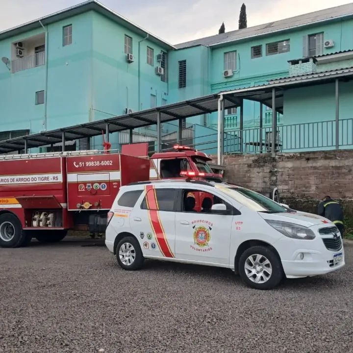 Arroio do Tigre RS/ Princípio de incêndio